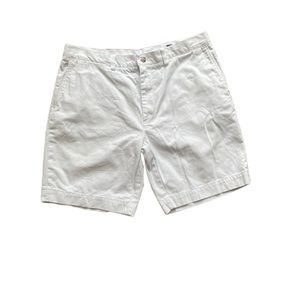polo classic white shorts, men size, 9” inseam.